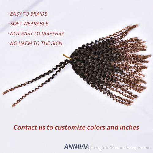 wholesale afro kinky marley braiding braids extensions passion twist crochet spring twist crochet braid water wave crochet hair